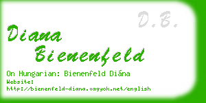 diana bienenfeld business card